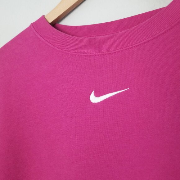 Nike Women's S Phoenix Fleece Oversized Crew-Neck Sweatshirt Fuchsia Pink $70 - Picture 14 of 16